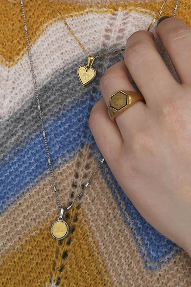 Necklace Create Your Own Sunshine Gold Color Stainless Steel h5 Picture2